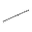 60 in. Linear Drain Compression Kit for Aged Silver Leaf in Polished Stainless Steel