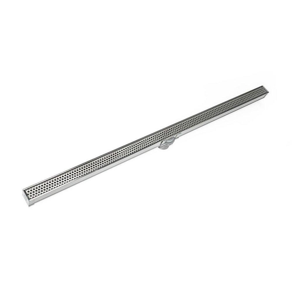Infinity Drain Satin Stainless 1-1/2 in. Linear Drain Compression Kit Satin Stainless Steel 