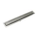 Infinity Drain Polished Stainless 2 in. No Hub Stainless Steel Shower Drain 