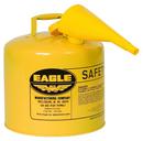 5 gal Hot Dipped Galvanized Safety Can for Storage in Yellow
