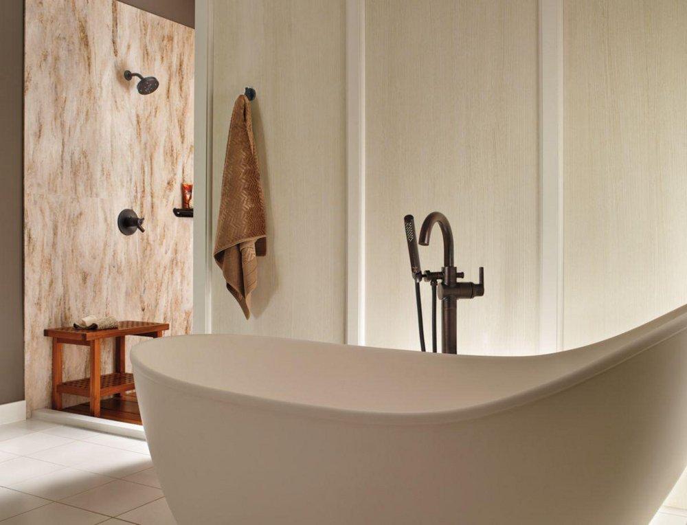 Delta Faucet Venetian Bronze Single Handle Floor Mount Filler with Handshower (Trim Only) 