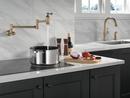 Delta Faucet Champagne Bronze Two Handle Lever Pot Filler 
