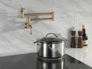 Delta Faucet Champagne Bronze Two Handle Lever Pot Filler 