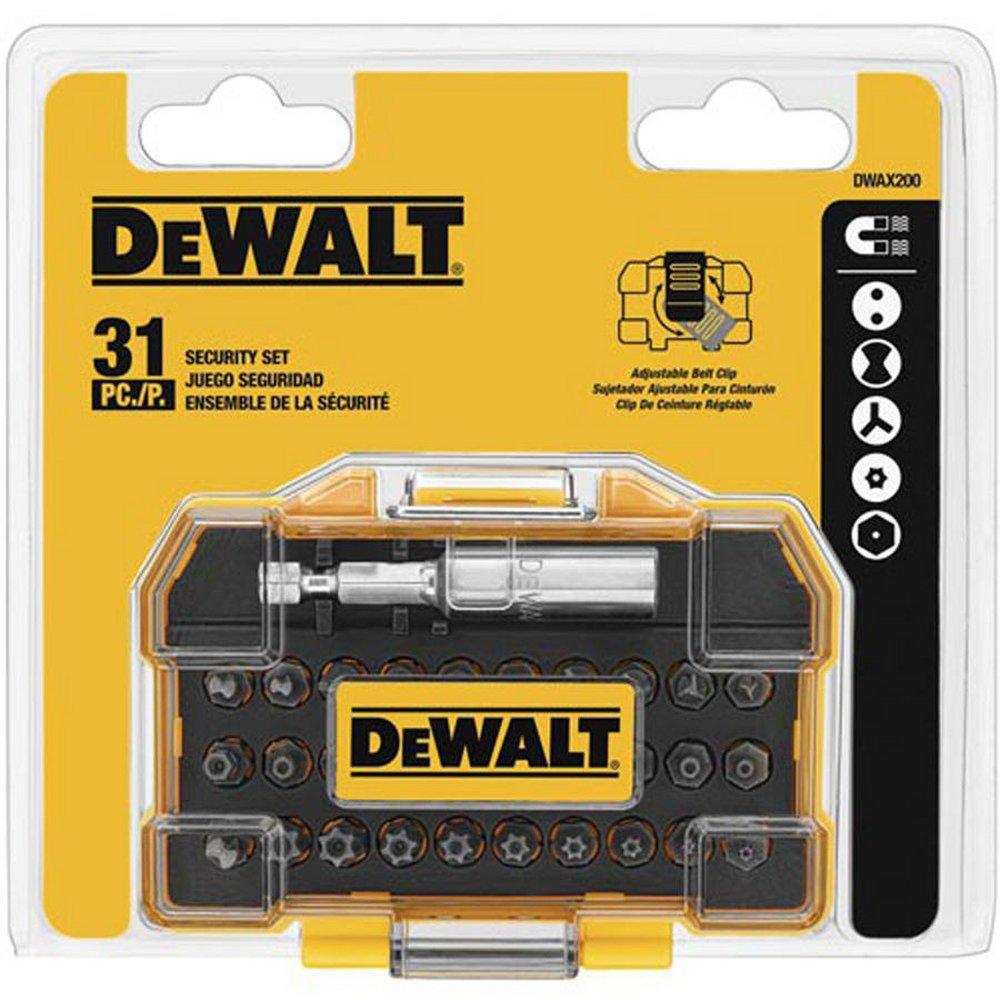 DEWALT 5/16 in, 3/32 in, 7/64 in, 1/8 in, 9/64 in, 5/32 in. x 1/4 in. Hex Driver 31 Piece 