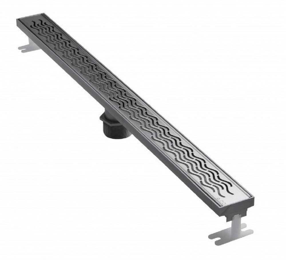 Aco Polymer Products Wavy Non Locking Shower Drain 