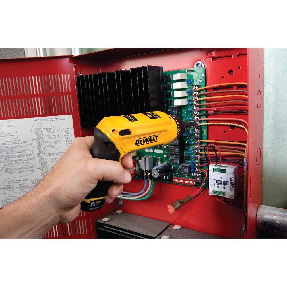 DEWALT Yellow Battery 4-Piece Screwdriver 