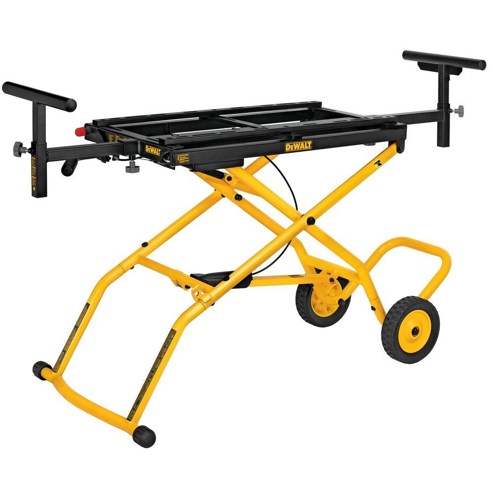 DEWALT Black/Yellow Rolling Universal Miter Saw Stand 