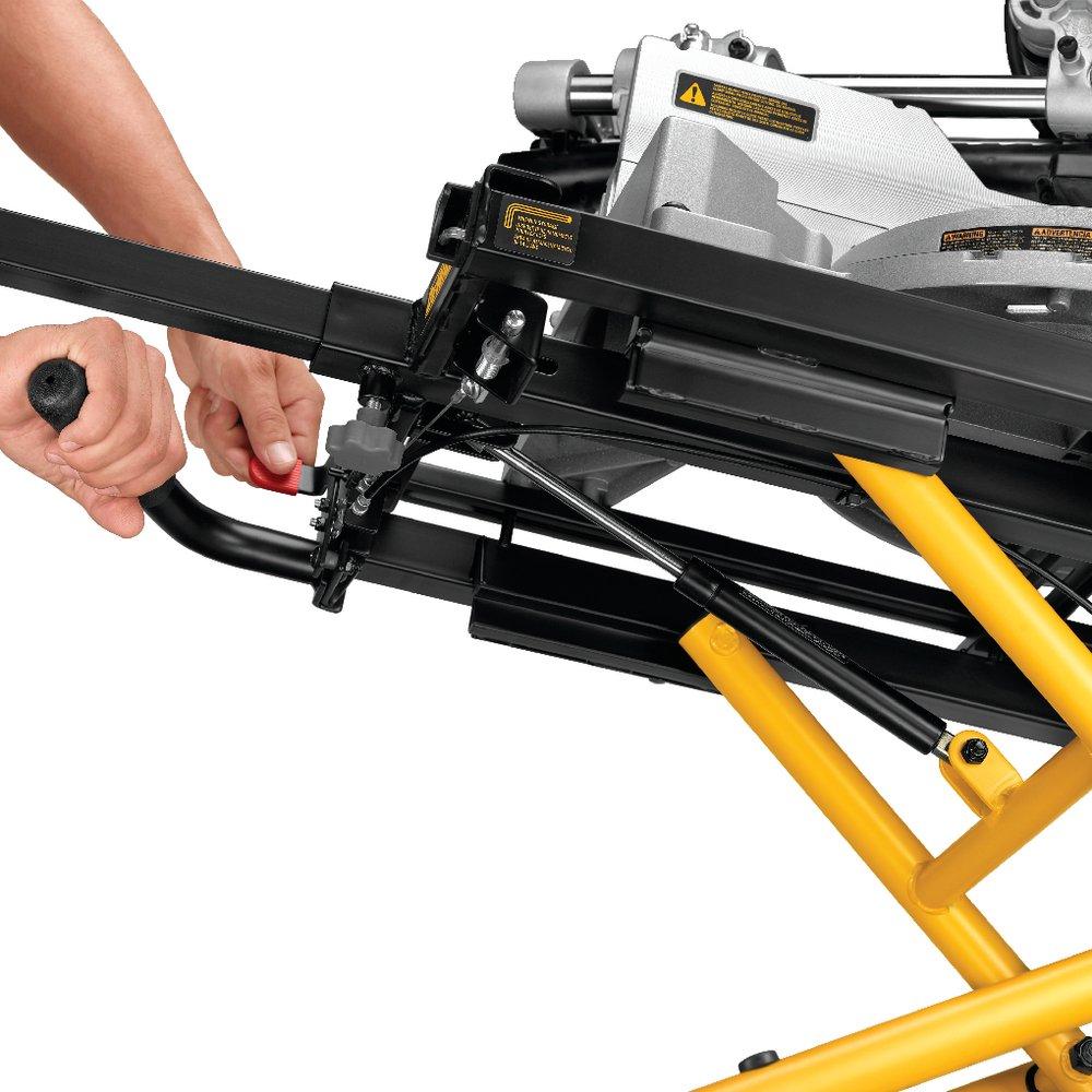 DEWALT Black/Yellow Rolling Universal Miter Saw Stand 