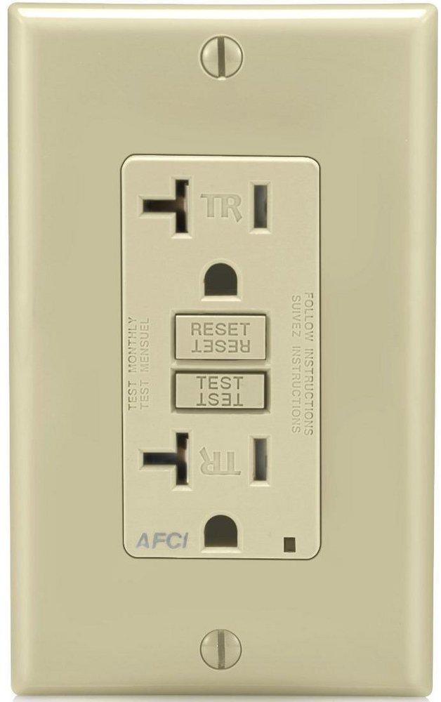 LEVITON Ivory 20A Receptacle 