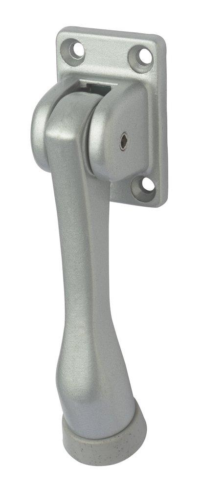 Rockwood Silver Aluminum Rubber Kickdown Door Stop 