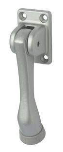 Rockwood Silver Aluminum Rubber Kickdown Door Stop 