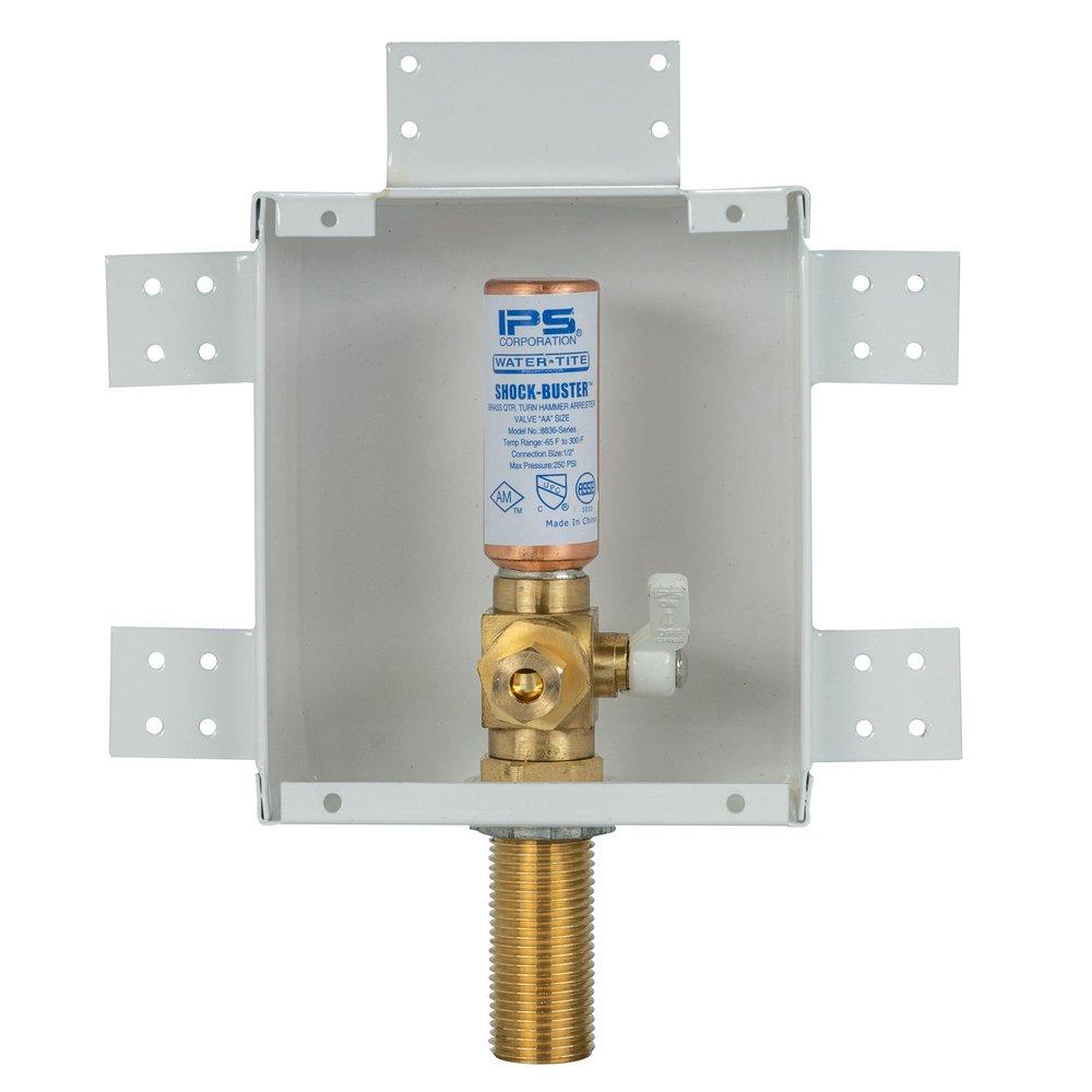 IPS Corporation Powder Coated 7 in x 7 in x 7 in Ice Maker Supply Box 