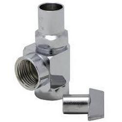 1/2 in. IPS Loose Key Angle Supply Stop Valve in Chrome Plated