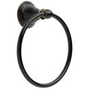 Delta Faucet Oil Bronze Round Closed Towel Ring 