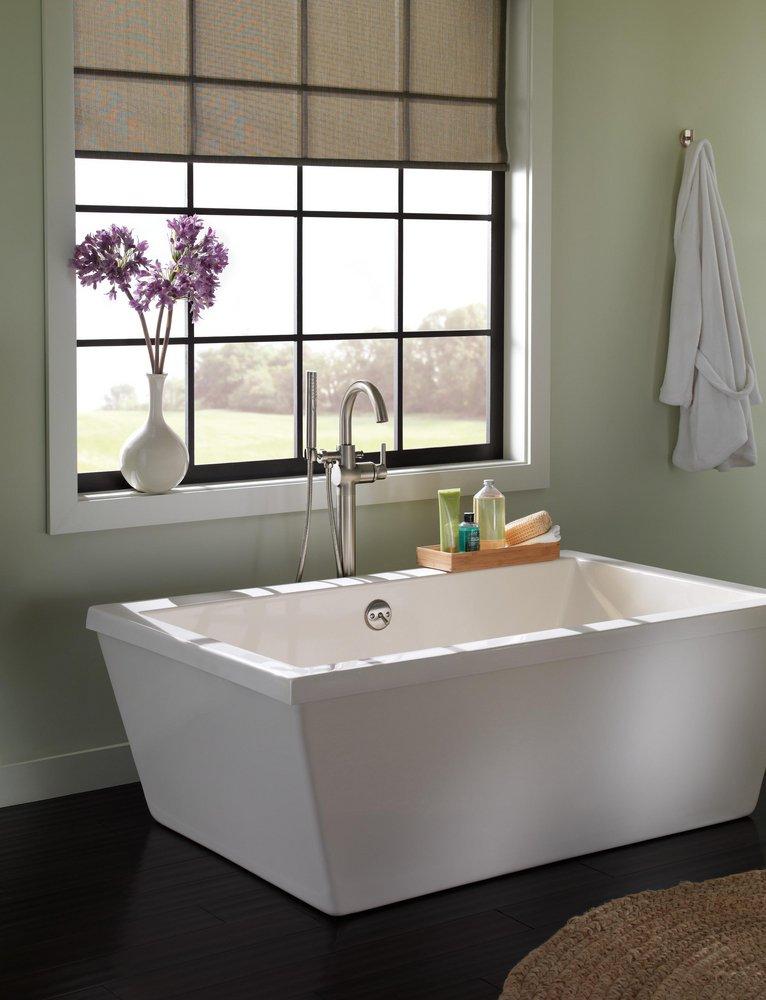 Delta Faucet Brilliance Stainless Single Handle Floor Mount Filler with Handshower (Trim Only) 