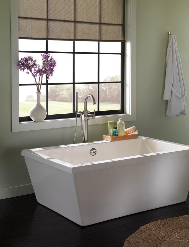 Delta Faucet Brilliance Stainless Single Handle Floor Mount Filler with Handshower (Trim Only) 