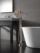 Delta Faucet Brilliance Stainless Single Handle Floor Mount Filler with Handshower (Trim Only) 