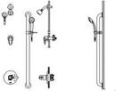 Thermostatic Shower System with Shower Head, Handshower, Integrated Volume Control, and Diverter - Less Rough-In Valve 