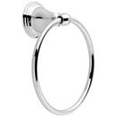 Round Closed Towel Ring in Polished Chrome