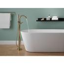 Delta Faucet Brilliance Champagne Bronze Single Handle Floor Mount Filler with Handshower (Trim Only) 