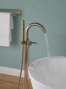 Delta Faucet Brilliance Champagne Bronze Single Handle Floor Mount Filler with Handshower (Trim Only) 