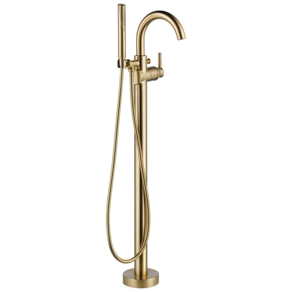 Delta Faucet Brilliance® Champagne Bronze Single Handle Lever Floor Mount Filler 