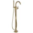 Single Handle Lever Floor Mount Filler in Brilliance® Champagne Bronze