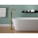 Delta Faucet Brilliance Champagne Bronze Single Handle Floor Mount Filler with Handshower (Trim Only) 