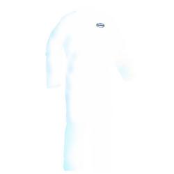 Breathable Splash & Particle Protection Coveralls, Zipper Front with Elastic Back, White, 2XL (Case of 25)