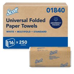 250-Count 9-2/5 in. Multifold Towel in White (Case of 16)