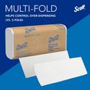 Scott&reg; White 250-Count 9-2/5 in. Multifold Towel (Case of 16) 