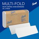 Scott&reg; White 250-Count 9-2/5 in. Multifold Towel (Case of 16) 
