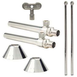 3/8 x 12 in. Lavatory Supply Kit with Loose Key Polished Chrome