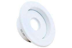 3-1/16 x 1/2 in. Steel Escutcheon in White