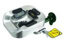 Speakman Stainless Steel Wall Mount Eye Wash and Face Wash System in Yellow 