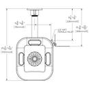 Speakman Stainless Steel Wall Mount Eye Wash and Face Wash System in Yellow 