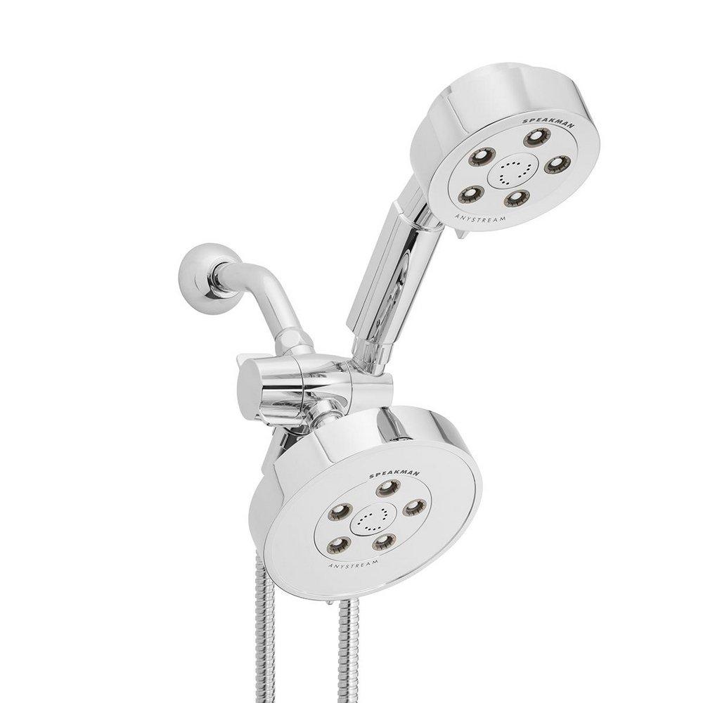 Speakman Polished Chrome Combination Handheld Shower and Showerhead 