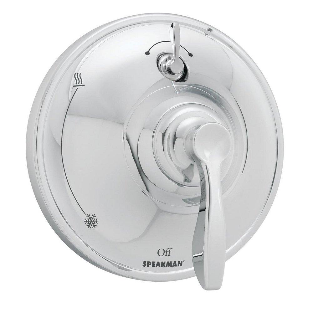 Speakman Polished Chrome Shower Diverter Valve Trim with Single Lever Handle 