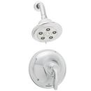 Speakman Polished Chrome Shower Kit with Single Lever Handle and 1-Function Showerhead 