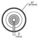 Speakman Polished Chrome Pressure Balancing Valve Trim with Single Lever Handle 