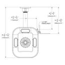 Speakman Yellow Wall Mounted System Eyewash Station, 9.86lbs 