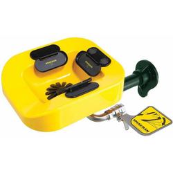 Wall Mounted System Eyewash Station, 4.9 gpm, 9.86 lbs