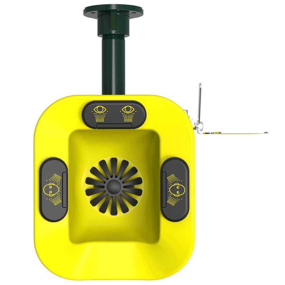 Speakman Yellow 4.9 GPM Wall Mount Eye and Face Wash with Plastic Bowl 