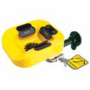Wall Mounted System Eyewash Station, 4.9 gpm, 9.86 lbs