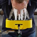 Speakman Yellow 4.9 GPM Wall Mount Eye and Face Wash with Plastic Bowl 