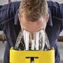 Speakman Yellow 4.9 GPM Wall Mount Eye and Face Wash with Plastic Bowl 