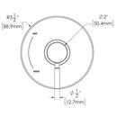 Speakman Polished Chrome Single Handle Bathtub & Shower Faucet (Trim Only) 