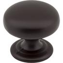 1-1/4 in. Cabinet Knob with Screw in Oil Rubbed Bronze