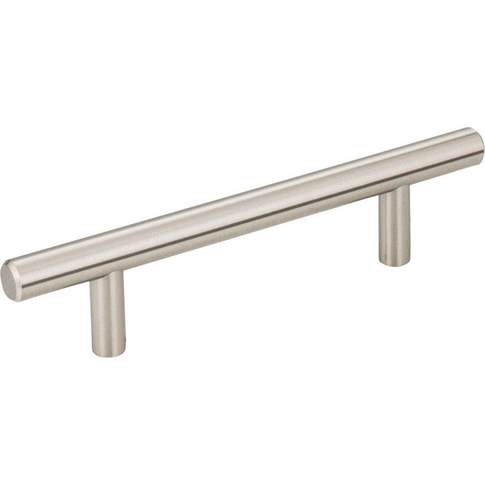Hardware Resources Satin Nickel Cabinet Bar Pull with 2 Screws in Satin Nickel 