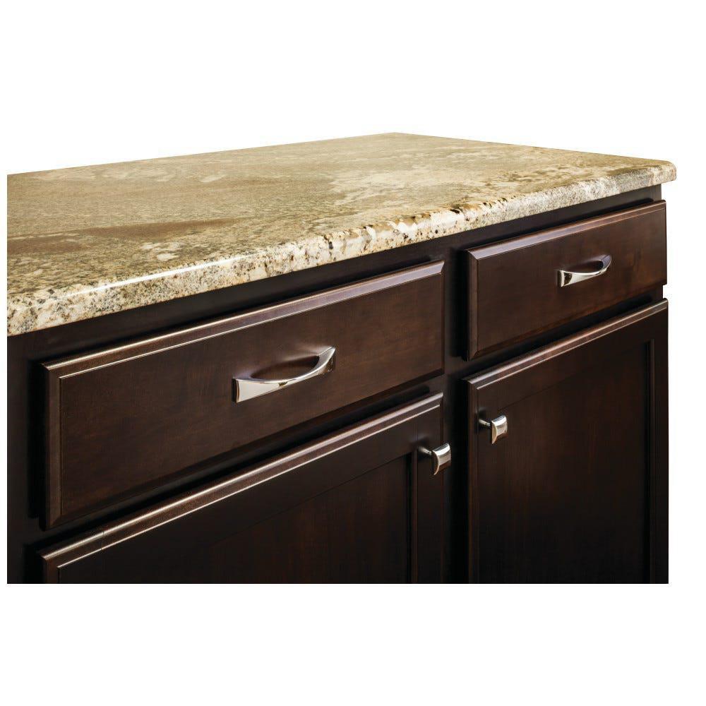 Elements Brushed Oil Rubbed Bronze 1/4 in. Zinc Cabinet Pull 